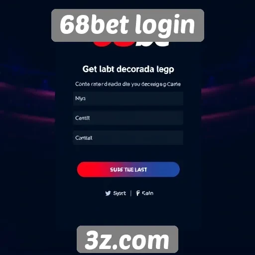 Como criar uma conta no 68bet login