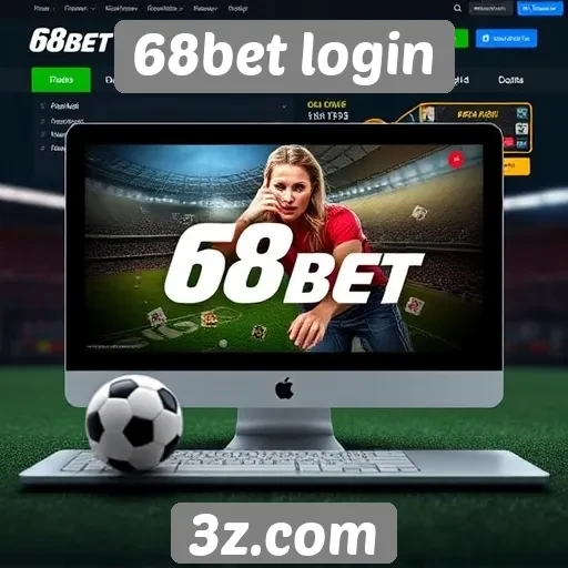 Funcionalidades do site 68bet login